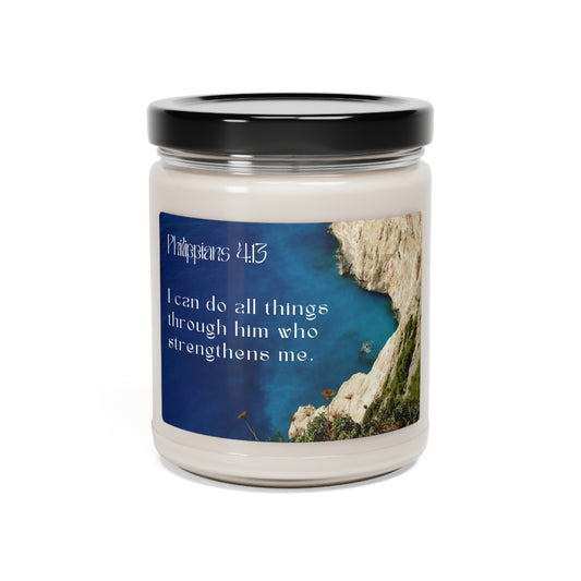 Philippians 4:13 Scented Soy Candle, 9oz
