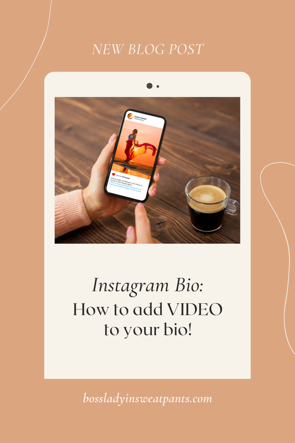 How to add video to your Instagram Bio | new episode on the Social Media for Mompreneurs Podcast