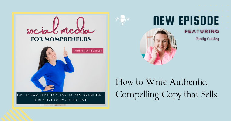 Ready to stop overthinking your copy and start making effortless sales? Meet Emily Conley, your new copy BFF! She’s here to help you find the perfect words to show off your value and voice, and make more money and serve more of your dream clients.